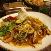 Veggies and tofu with black pepper and ginger sauce at Caphe HOA 2 in Berlin