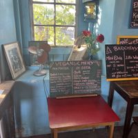 Vegan menu  at Crêperie Tati in Faro