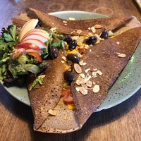 Vegan crepe at Crêperie Tati in Faro