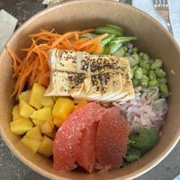 Poke bowl with tofu   at Essence Natural  in Vaughan