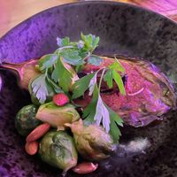 Aubergine gerecht was fantastisch at Phood Kitchen in Eindhoven