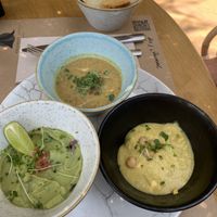 Hummus dips   at Aromatic Restaurant in Altafulla