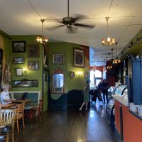 Vibe  at Haymarket Bookstore Cafe in Northampton