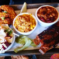 Bone-In Ribs Platter at Stoked Vegan BBQ in Westcliff-on-sea