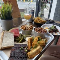 The bbq platter is a mustt  at Stoked Vegan BBQ in Westcliff-on-sea
