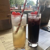 Cream soda and cherry coke   at Stoked Vegan BBQ in Westcliff-on-sea