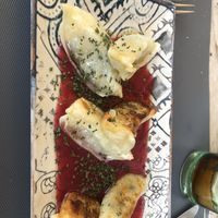 veggie root (vegan) gyoza  at Don Diego in Sotogrande