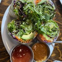 Fresh rolls  at Thai on Ski Run in South Lake Tahoe