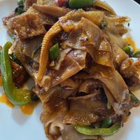Drunken noodles  at Thai on Ski Run in South Lake Tahoe