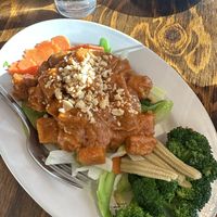 Rama tofu and Tom ka soup !  at Thai on Ski Run in South Lake Tahoe