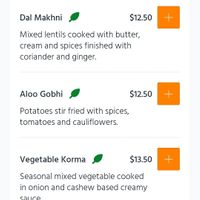 Vege mains request vegan at The Flames in Kyneton