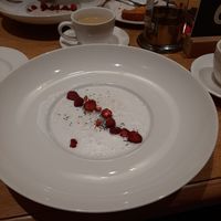Rice porridge with coconut milk at British Bakeries in St Petersburg