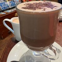 Hot chocolate  at Kyffin Cafe Deli in Bangor