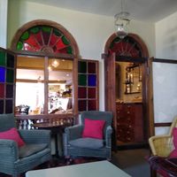 With piano at Kyffin Cafe Deli in Bangor