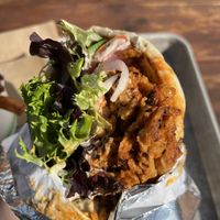 Buffalo chicken wrap  at The Hwy Cafe in Pemberton