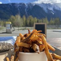 small fries  at The Hwy Cafe in Pemberton