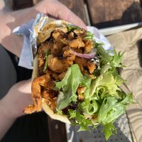 Buffalo wrap  at The Hwy Cafe in Pemberton