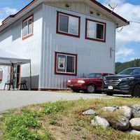 Outside at The Hwy Cafe in Pemberton