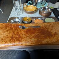 Paper dosa at The Madras Lounge - Södermalm in Stockholm