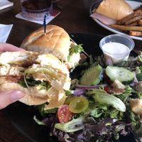 Angry Vegan Chi’ken Sandwich  at The Green Pig Pub in Salt Lake City