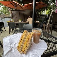 Reuben sandwich   at Little Barn Coffee House in Los Angeles
