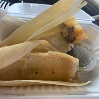Vegan tamales😋 at Little Barn Coffee House in Los Angeles