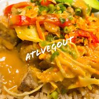 Ginger lime peanut  at gusto! in Chamblee