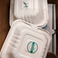 Clearly marked vegan at #fish - Marchmont in Edinburgh