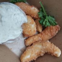 Vegan scampi at #fish - Marchmont in Edinburgh