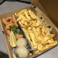 ‘Scampi’ supper   at #fish - Marchmont in Edinburgh