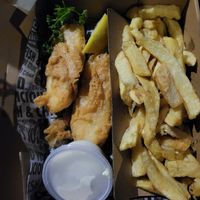 cod supper at #fish - Marchmont in Edinburgh