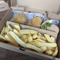 Cod and chips  at #fish - Marchmont in Edinburgh