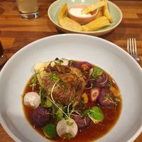 Gnocchi /Mushroom quite nice at Oliveira Kitchen in East London