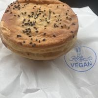 Vegan cheeseburger pie  at Richoux Patisserie in Auckland