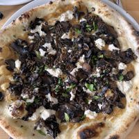 The TARTUFO pizza  at Pizzeria Grano in Vancouver