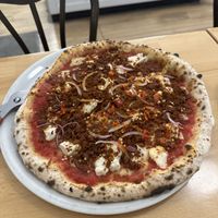 Bee sting pizza  at Pizzeria Grano in Vancouver