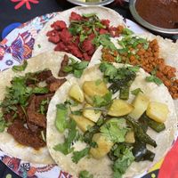 Amazing vegan tacos at Gopals - Vegetariano's in Cancun