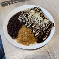 The special enmoladas   at Chilango PDX in Portland