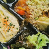 Lunch plate at Cafe Absinthe カフェアブサン in Osaka