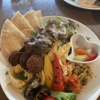 Lunch plate— wow!!  at Cafe Absinthe カフェアブサン in Osaka