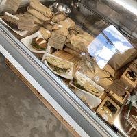 Counter with takeaway options  at How On Earth in Exeter