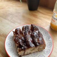 Cinnamon focaccia   at How On Earth in Exeter