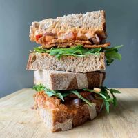 Chorizo sandwich at How On Earth in Exeter