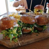 Vegan sliders at Submarine Burger in Rijeka