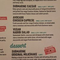 1 vegan salad atm (October 2024) at Submarine Burger in Rijeka