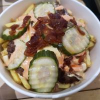 Cheezeburger Loaded Fries at Really Happy Chicken in Brighton