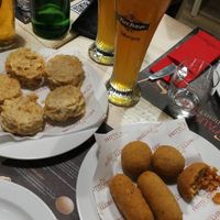 Vegan Crocchè, Arancini and Frittatine at Spicchi d'Autore in Naples