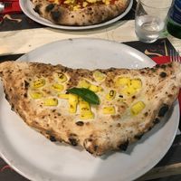 Vegan Calzone at Spicchi d'Autore in Naples