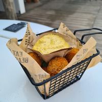 Croquettes as starter at Habana Beach in The Hague