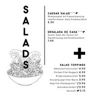 salads at TamTam in Ingolstadt